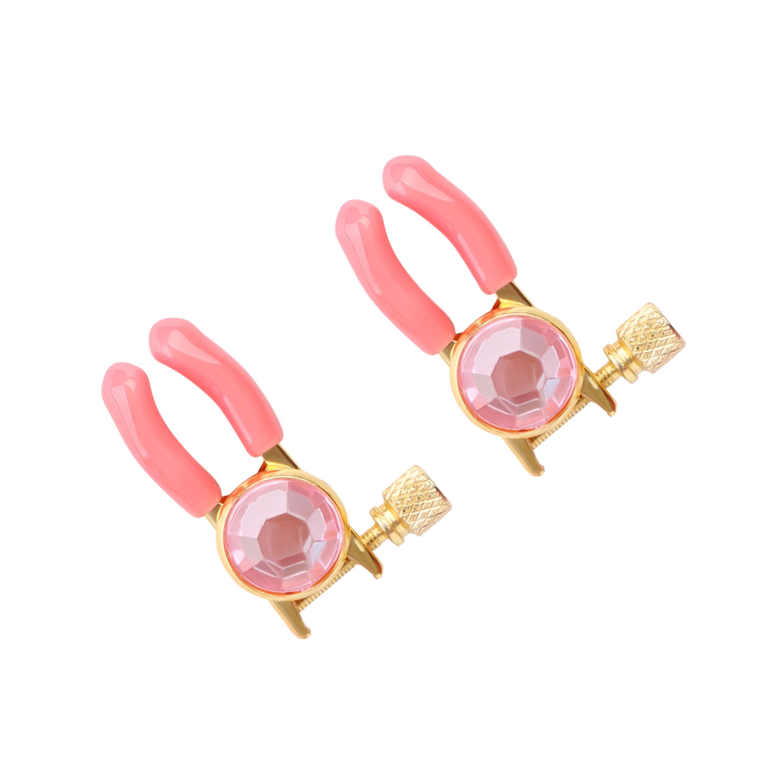 Gemstone Clamps Pink