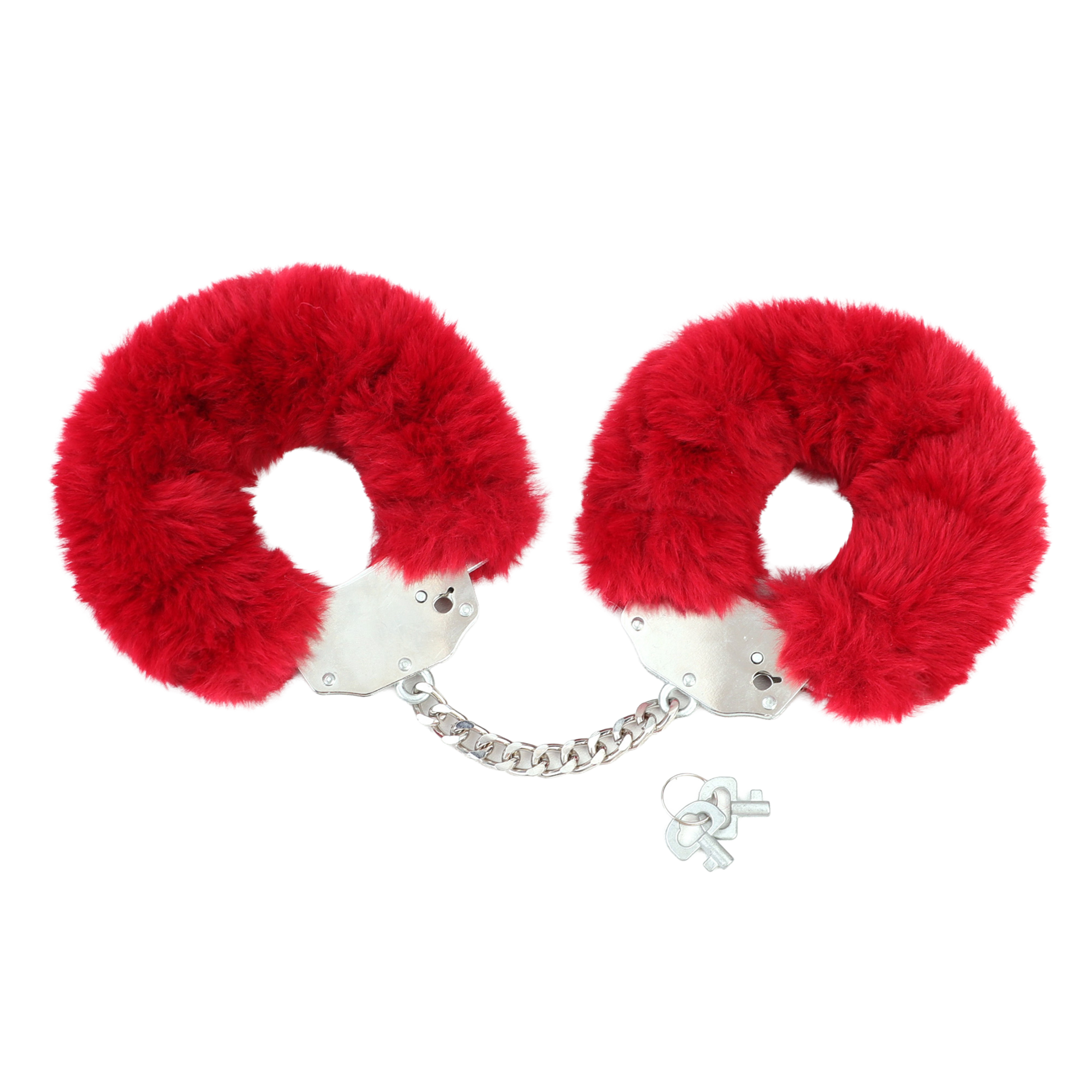 Super Fluffy Hand Cuffs Red