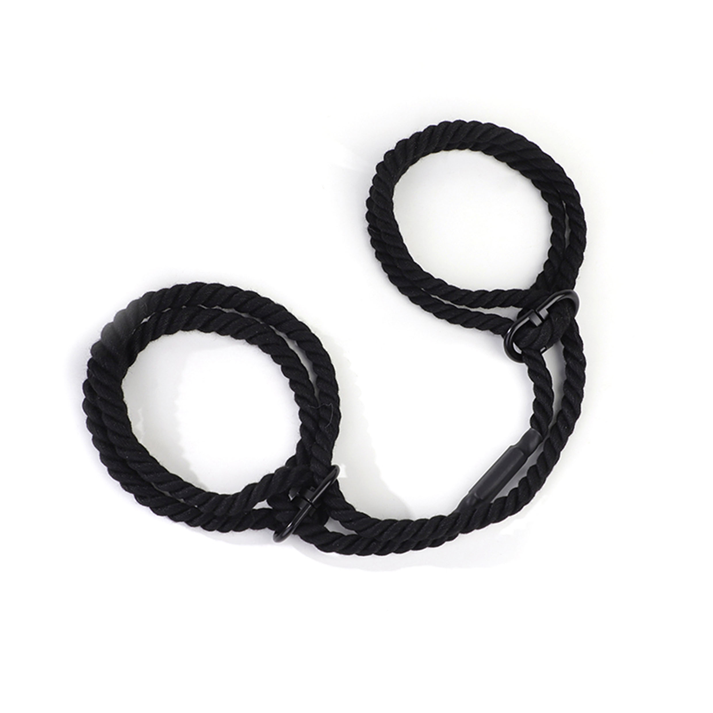 Cotton Rope Cuffs Black