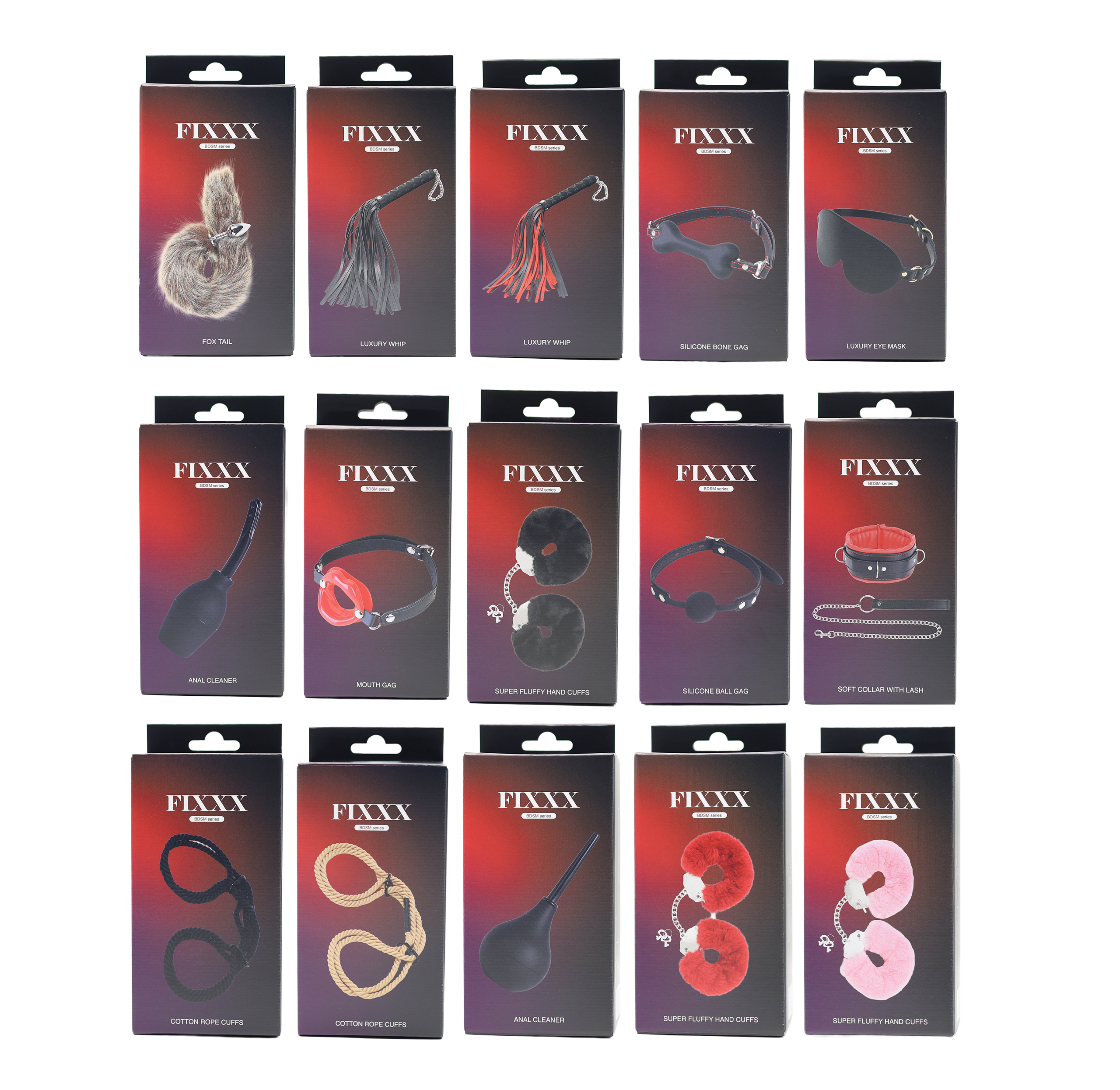 Fixxx BDSM Box Pack (22pcs)