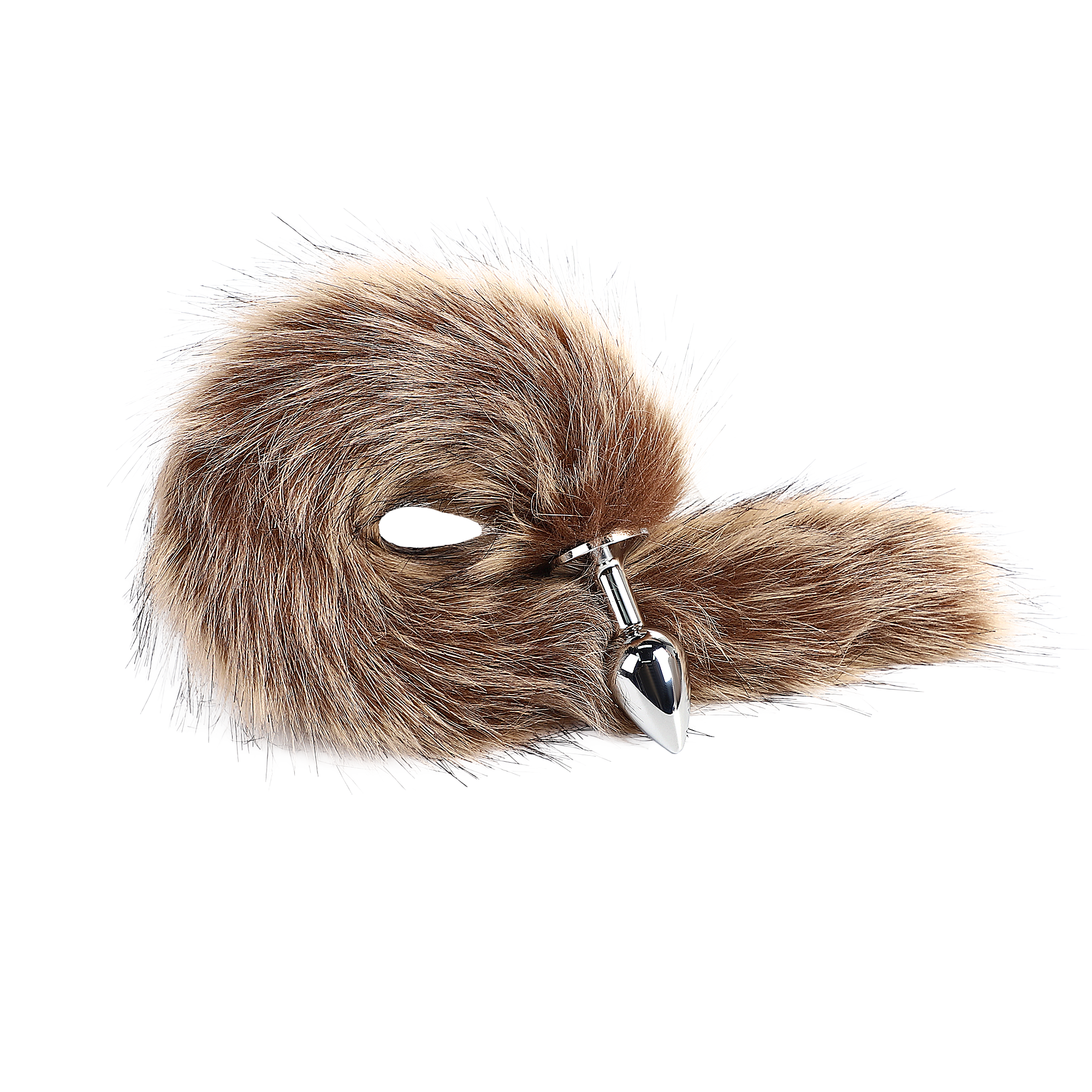 Foxtail 45cm. Natural Brown