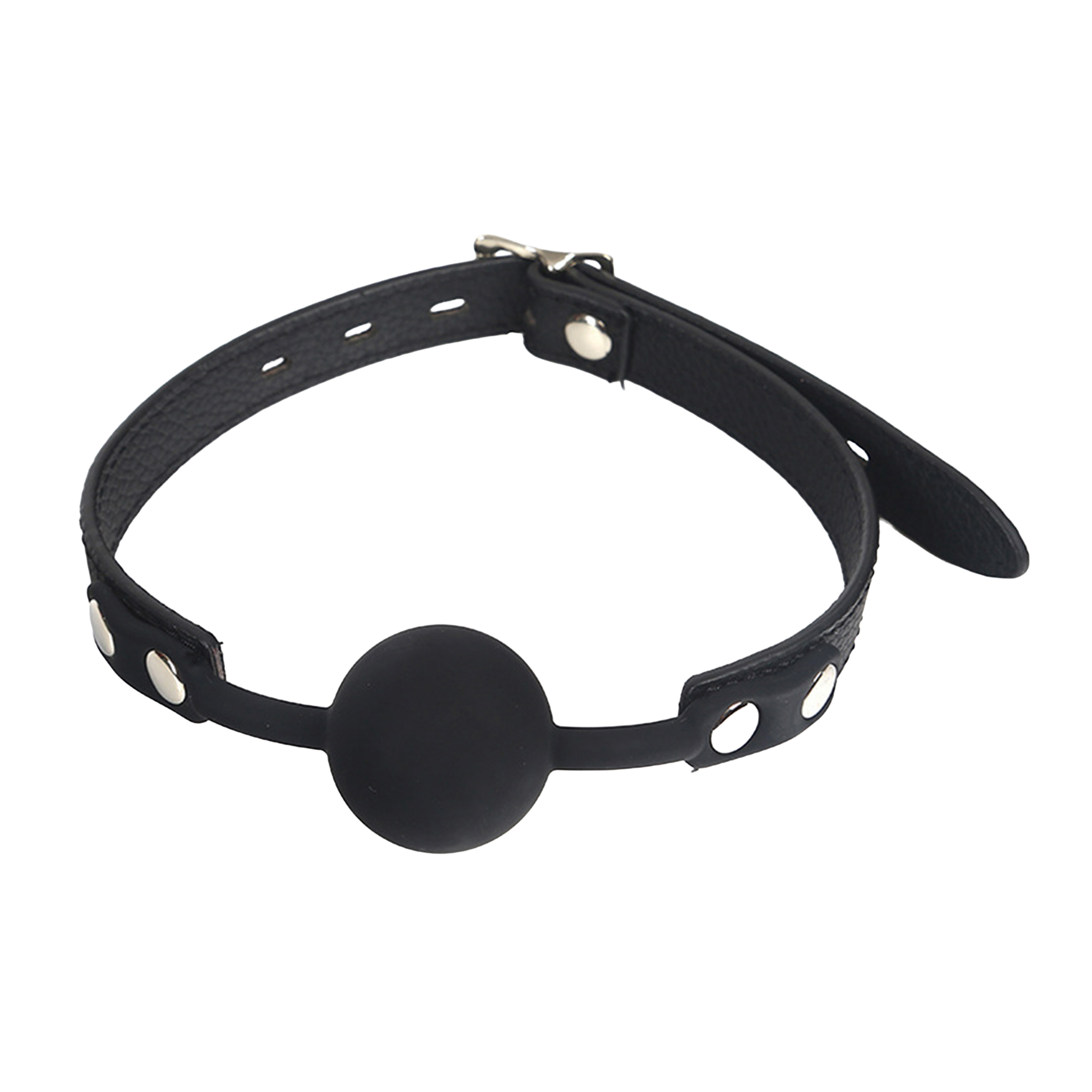 Silicone Ball Gag Black
