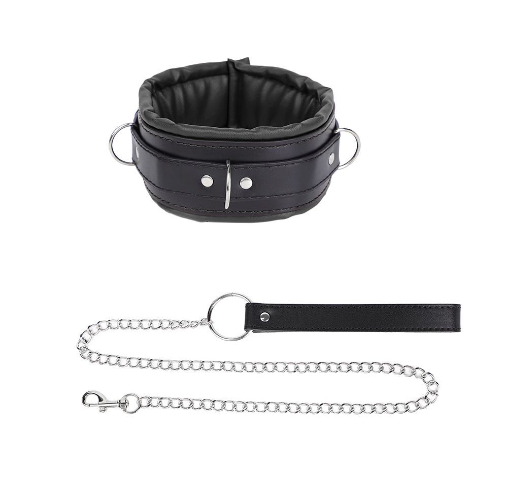 Soft Collar with Lash Black