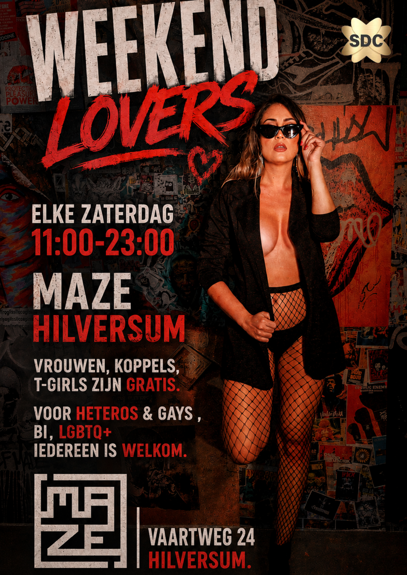 Weekend Lovers elke zaterdag Maze Hilversum