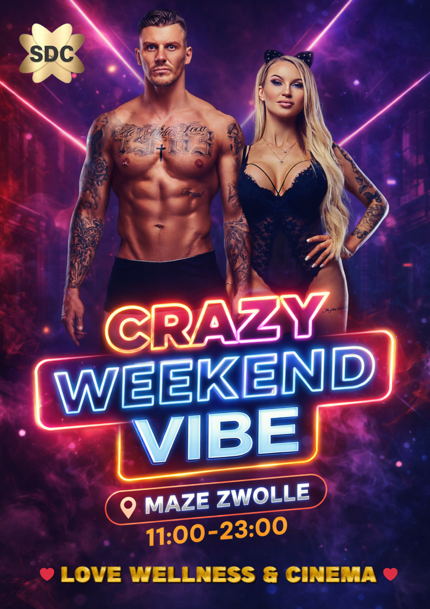 CRAZY-WEEKEND-VIBE-Maze-Zwolle